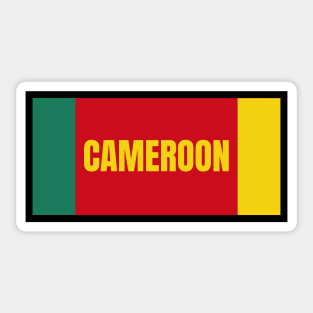 Cameroon Flag Colors Sticker